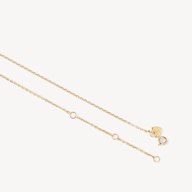 Gemstone Necklace White Topaz & 18ct Gold Vermeil