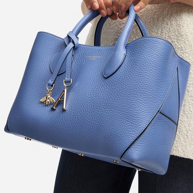 Midi London Tote Capri Blue Pebble