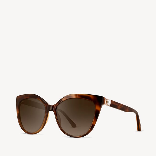 Ascot Cat-Eye Sunglasses Tortoiseshell 