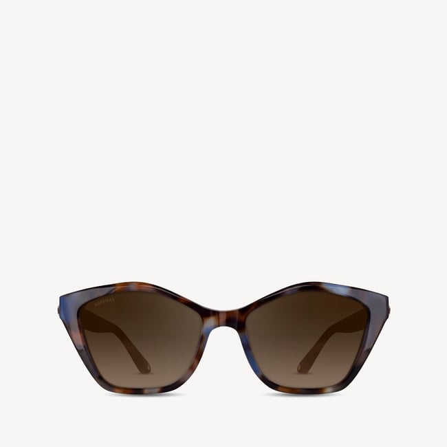 Chelsea Cat-Eye Sunglasses Blue Marble 