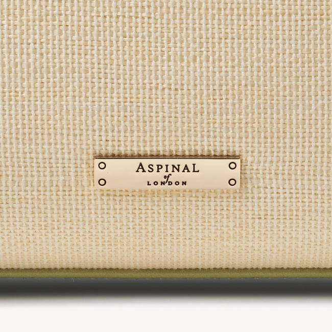 Midi Mayfair® Ivory Canvas Raffia