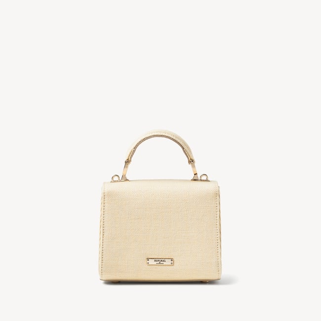Mini Mayfair® Ivory Canvas Raffia