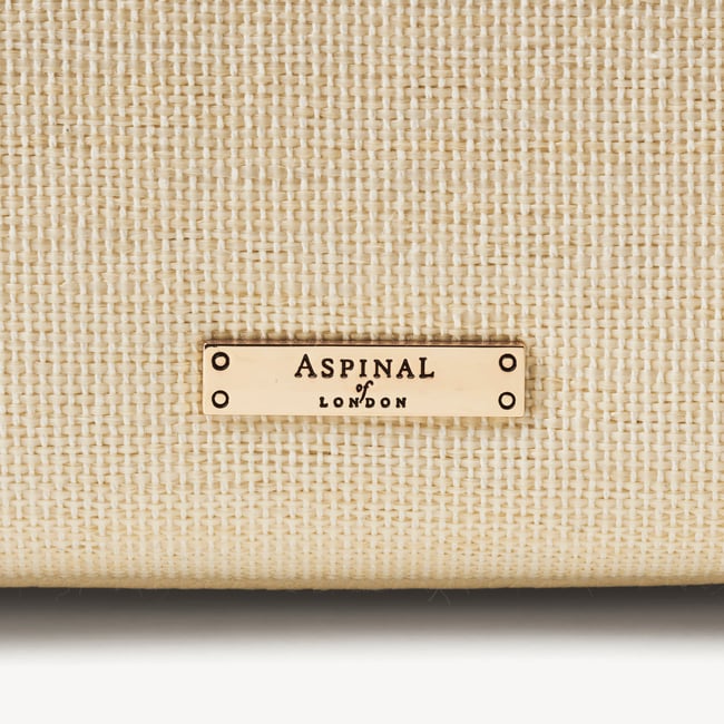 Mini Mayfair® Ivory Canvas Raffia