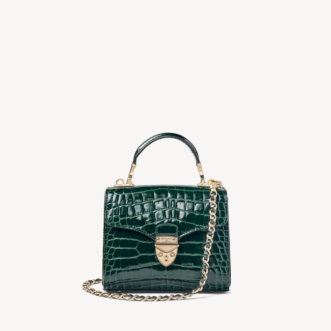 Mini Mayfair® Evergreen Patent Croc