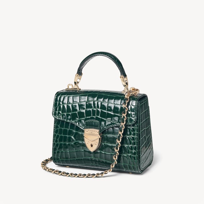 Mini Mayfair® Evergreen Patent Croc
