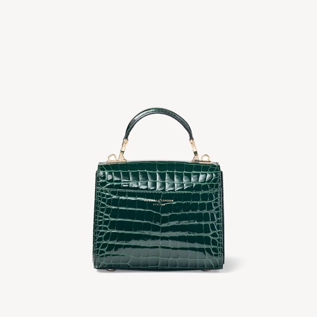 Mini Mayfair® Evergreen Patent Croc