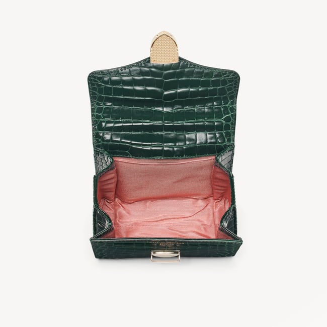 Mini Mayfair® Evergreen Patent Croc