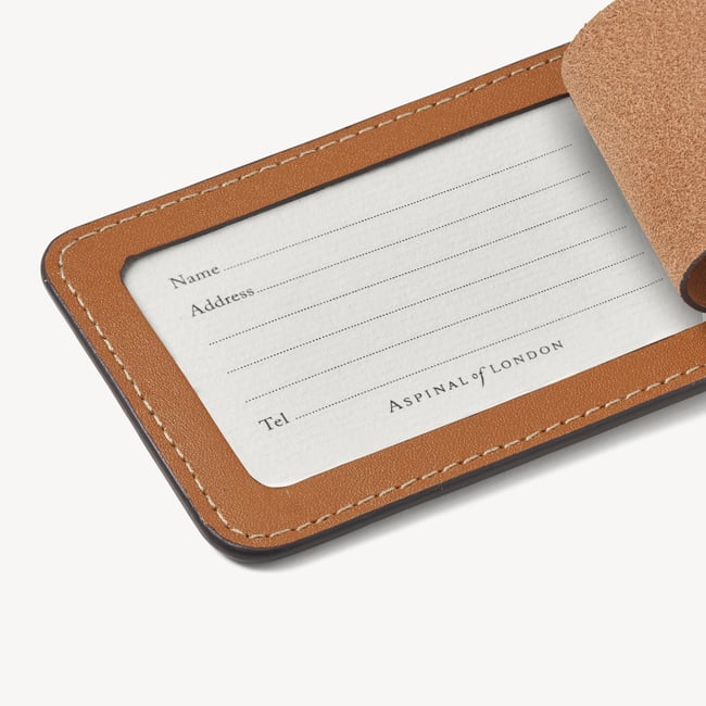 Luggage Tag Smooth Tan