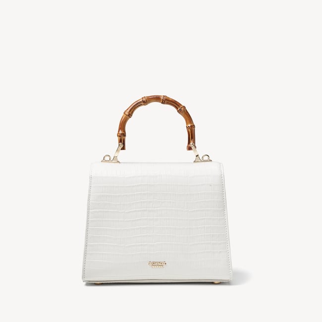 Midi Mayfair® 2 Deep Shine Chalk White Small Croc