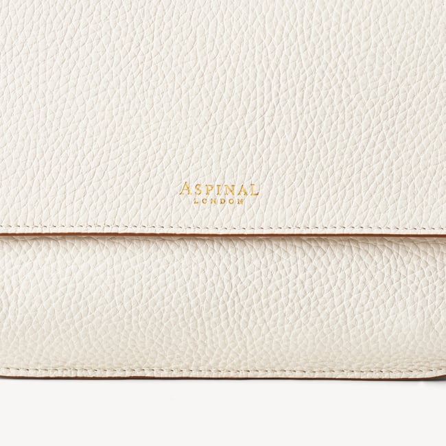 Ella Grande Crossbody Ivory Pebble