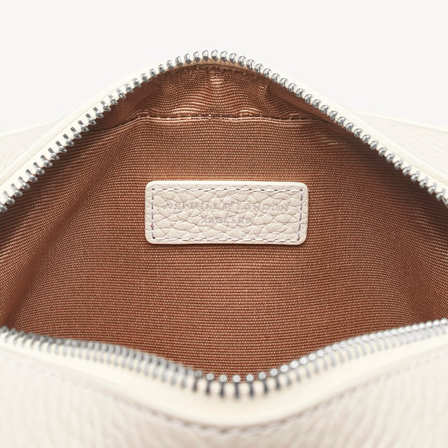 Camera Crossbody with Changeable Straps Chalk White Pebble