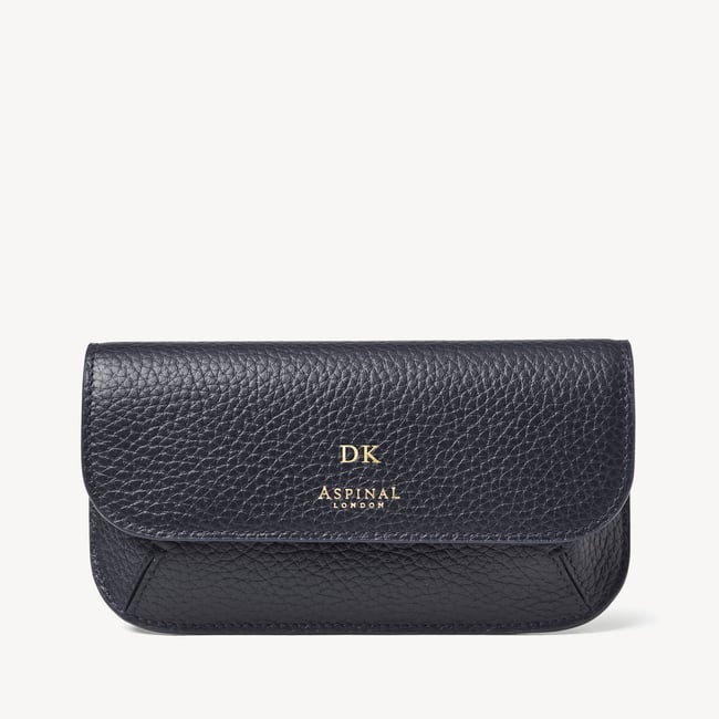 Ella Sunglasses Case Navy Pebble
