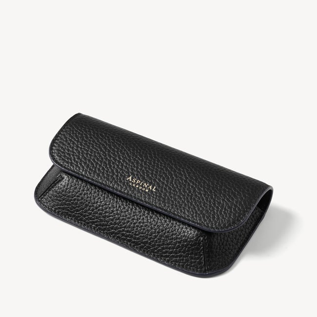 Ella Sunglasses Case Black Pebble
