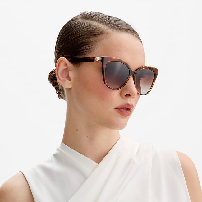 Ascot Cat-Eye Sunglasses Tortoiseshell 