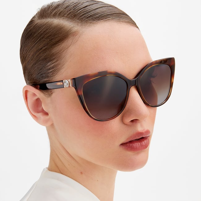 Ascot Cat-Eye Sunglasses Tortoiseshell 