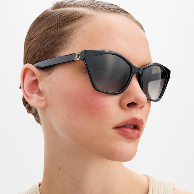 Chelsea Cat-Eye Sunglasses Black 