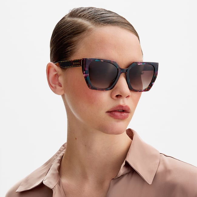 Henley Sunglasses Teal Marble 