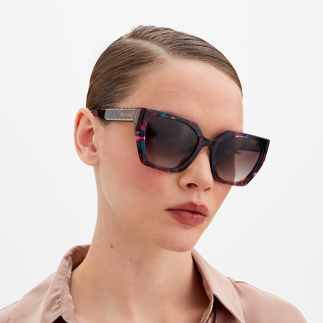 Henley Sunglasses Teal Marble 
