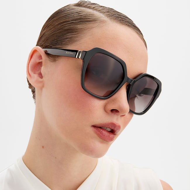 Hudson Square Sunglasses Black 