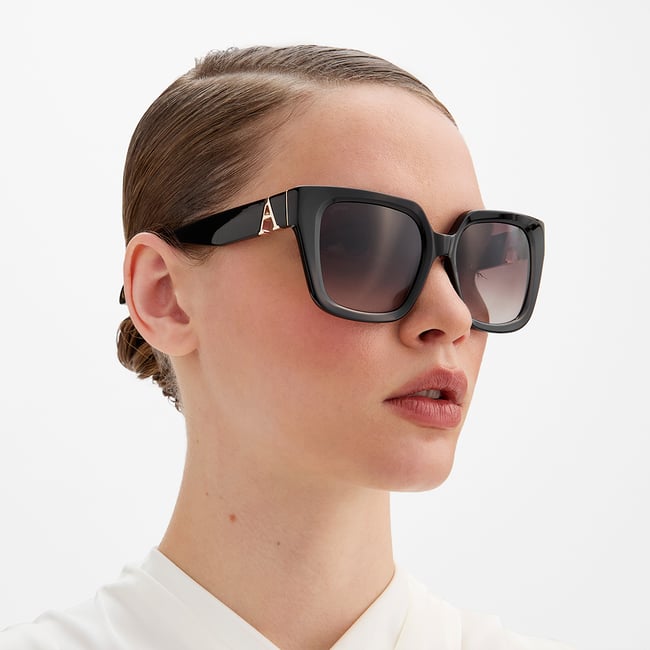 Libretto Square Sunglasses Black 