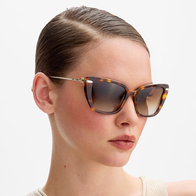 Resort Cat-Eye Sunglasses Tortoiseshell 