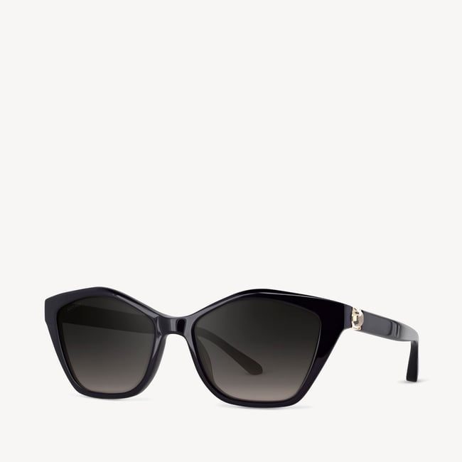 Chelsea Cat-Eye Sunglasses Black 