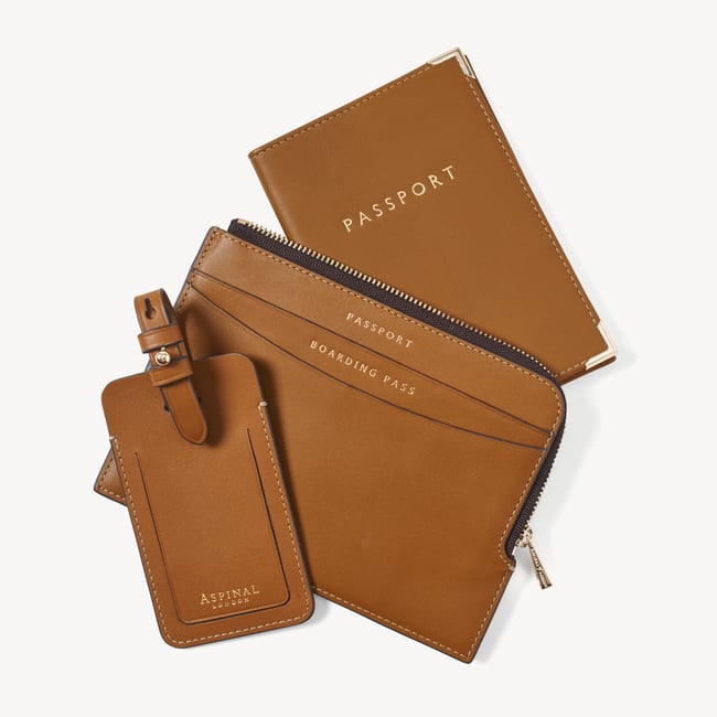 Zipped Travel Collection Smooth Tan