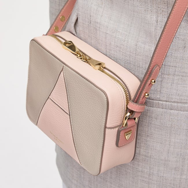 Camera Crossbody Cloud, Rose & Cherry Blossom Pebble