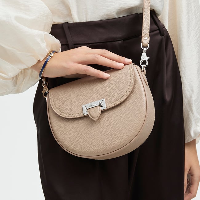 Portobello Crossbody Soft Taupe Pebble