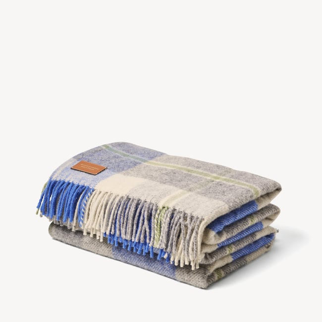 Picnic Blanket Collection Pistachio Pure New Wool