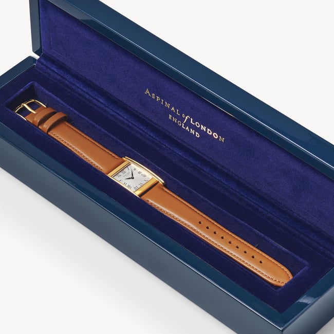 Mayfair® Classic Watch 23ct Gold Plated - Smooth Caramel