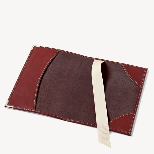 Passport Cover Smooth Cognac & Espresso Suede