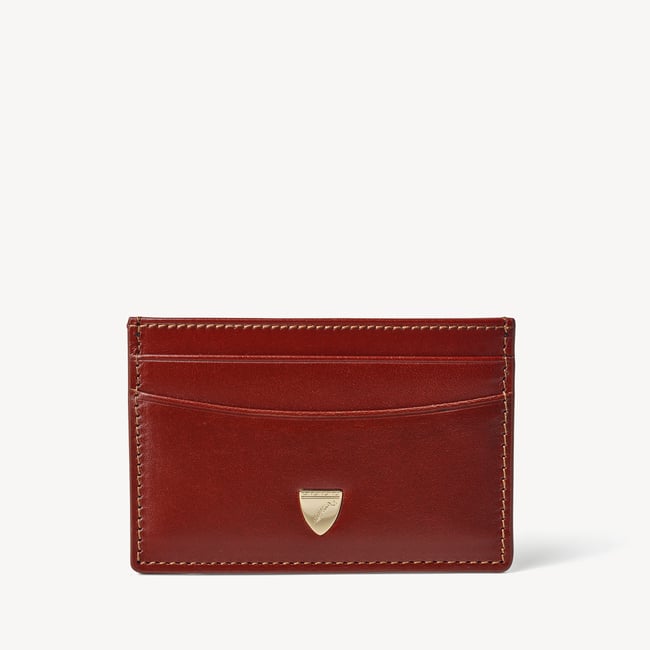 Slim Credit Card Holder Smooth Cognac