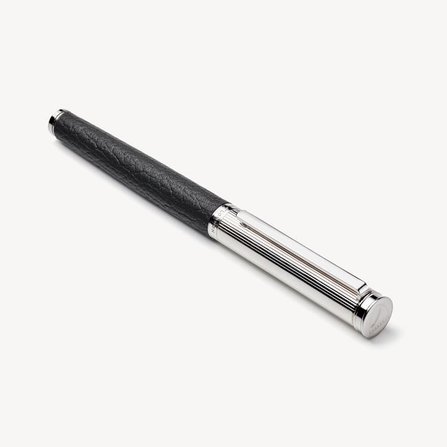 A5 Refillable Journal & Pen Set Black Pebble