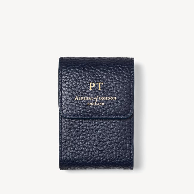 Playing Cards & Holder Navy Pebble