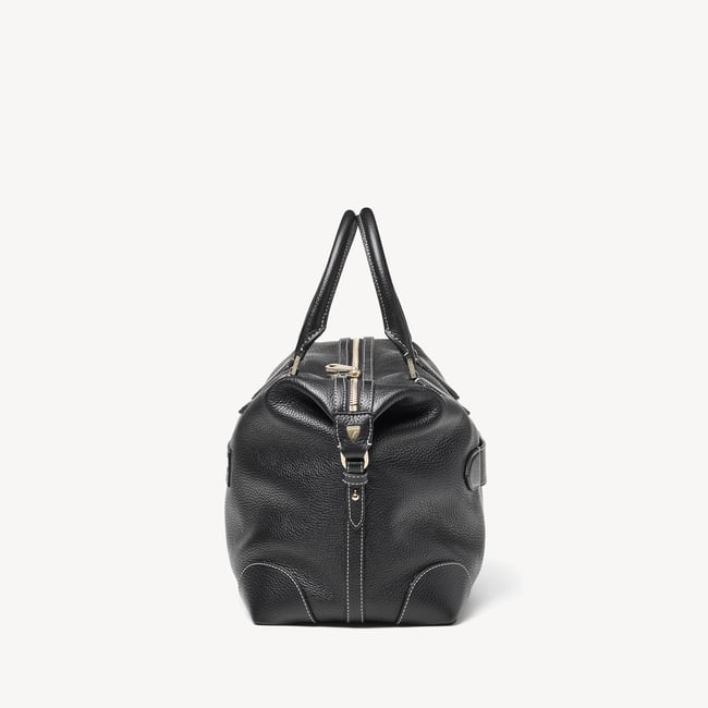 Hudson Bag Black Milled Pebble