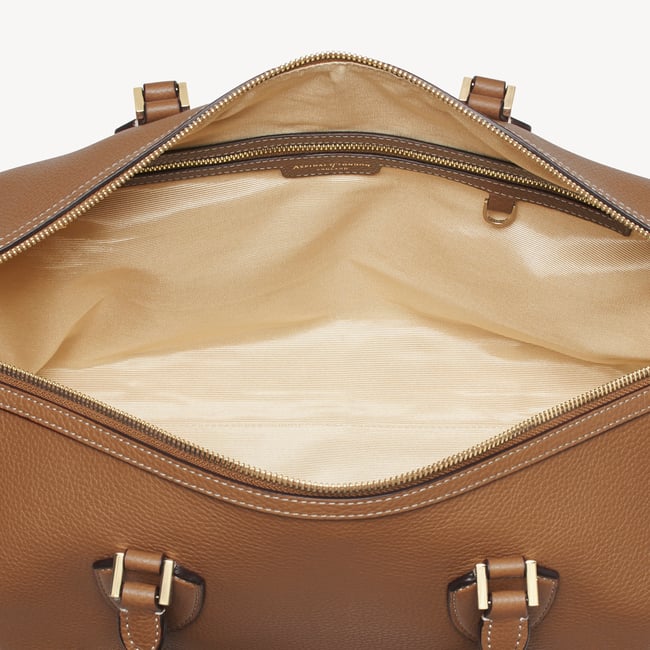 Hudson Bag Tan Milled Pebble