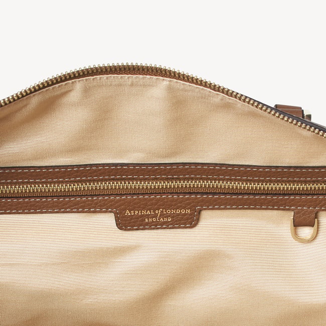 Hudson Bag Tan Milled Pebble