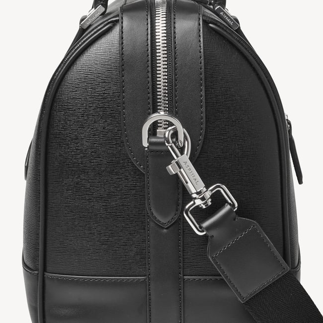 Connaught Flight Work Bag Black Saffiano