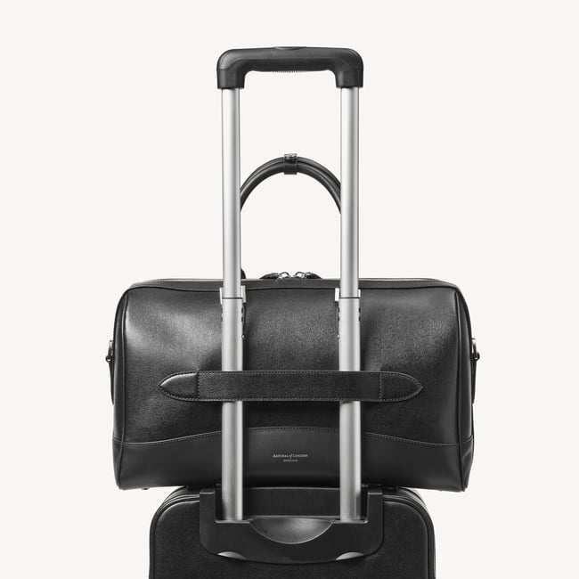 Connaught Flight Work Bag Black Saffiano