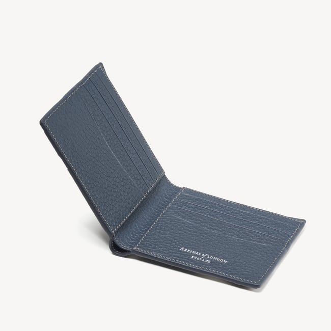 8 Card Billfold Wallet Brit Pebble