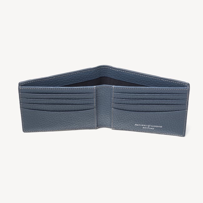 8 Card Billfold Wallet Brit Pebble