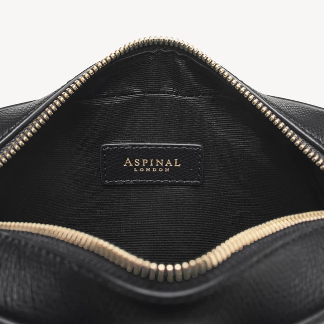 Camera Crossbody Black Soft Saffiano