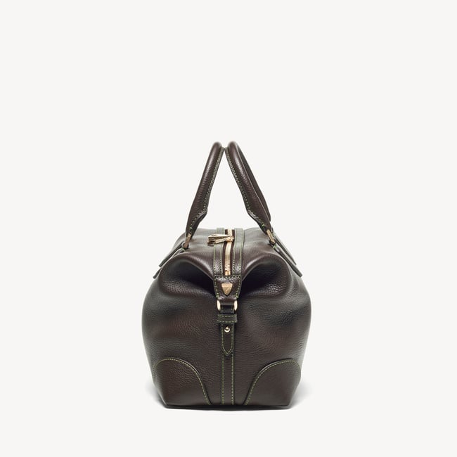 Hudson Midi Chocolate Milled Pebble