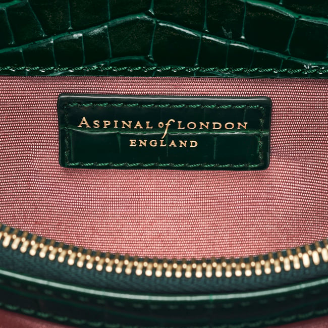 Midi Mayfair® Evergreen Velvet & Patent Croc