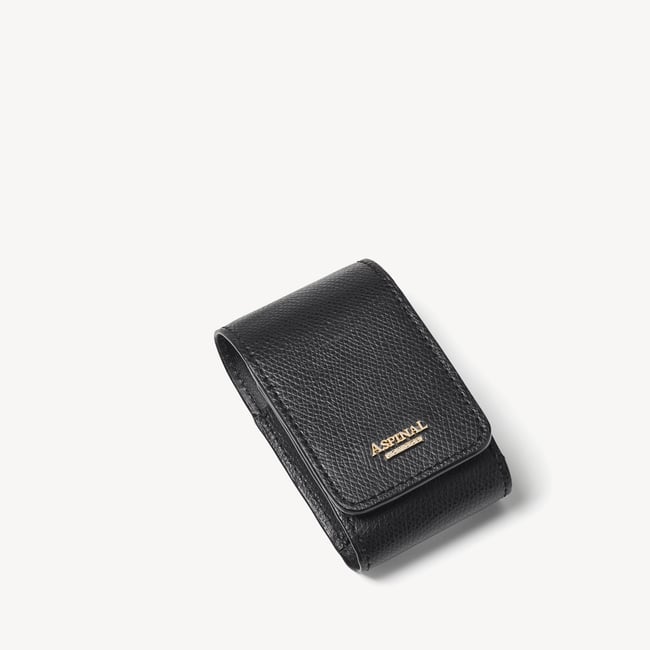 Duo Lipstick Case Black Soft Saffiano