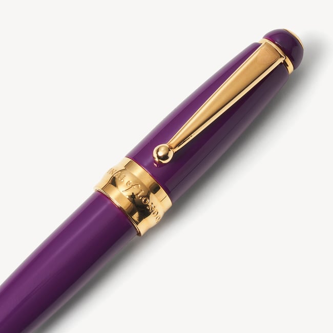 Baby Ballpoint Enamel Pen Fig & 18ct Gold Plated