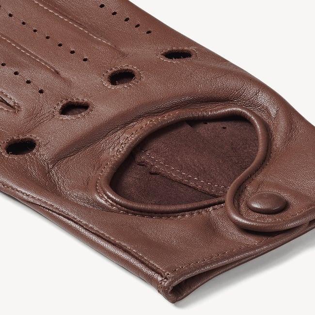 Men's Driving Gloves Saddle Tan Nappa
