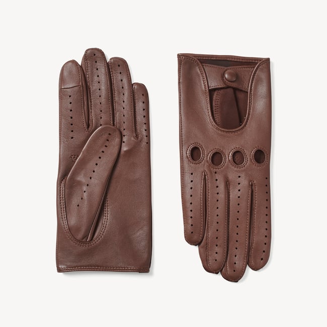 Women's Driving Gloves Saddle Tan Nappa