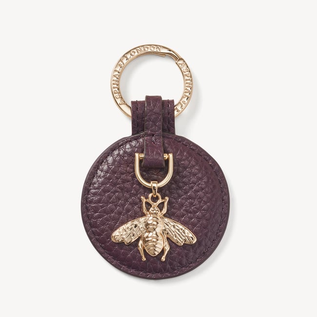 Bee Keyring Fig Pebble